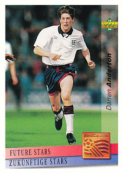 Darren Anderton England Upper Deck World Cup 1994 Preview Eng/Ger Future Stars #138